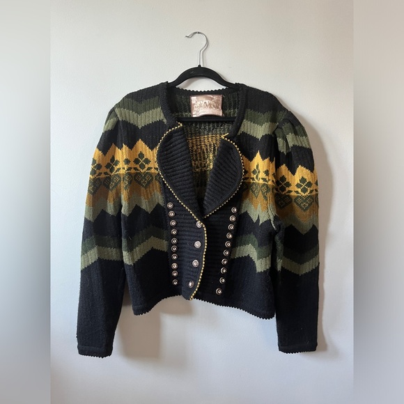 Vintage Austrian Cardigan - Picture 1 of 4